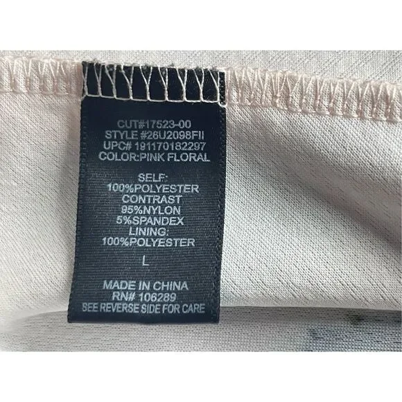 THREE PINK HEARTS | LACE BACK SKATER MINI DRESS PINK FLORAL L - Picture 8 of 9